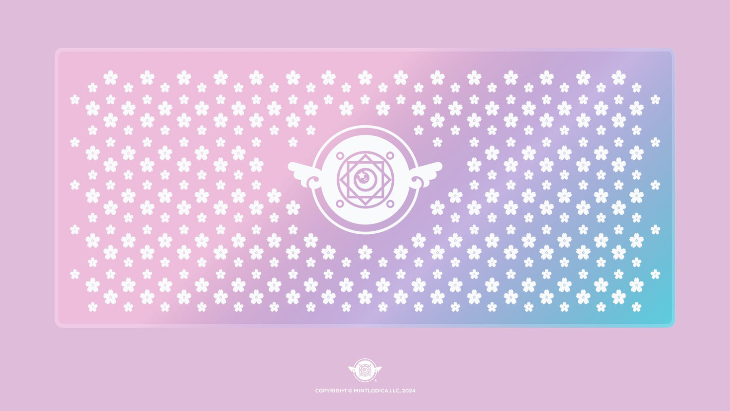 Emblem 'Pink' Deskmats | Deskmats by Mintlodica | DM-PD-MINI-EMBLEMPINK Group Buy