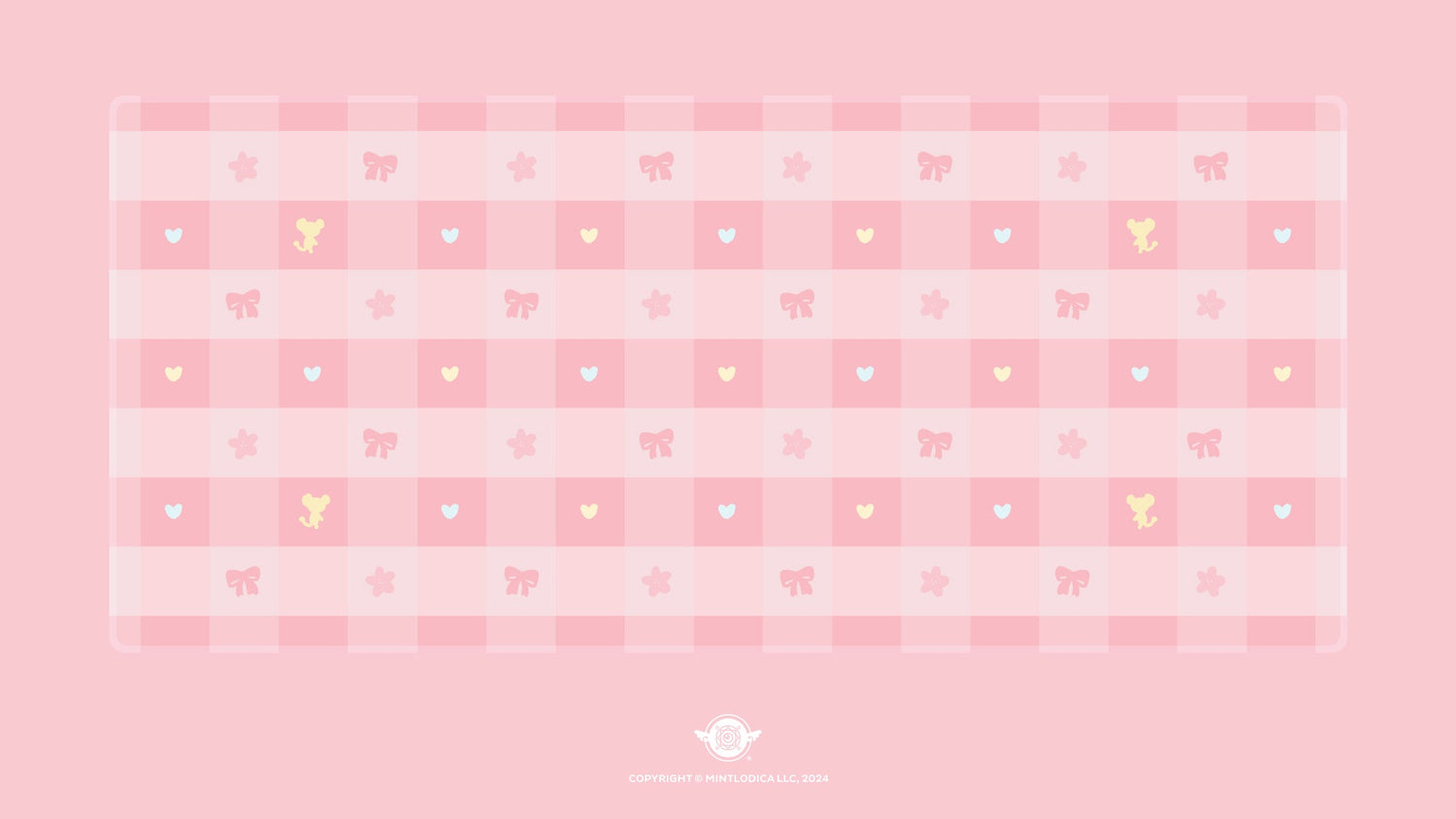 Pastel Picnic 'Beary' Deskmats | Deskmats by Mintlodica | DM-PP-MINI-BEARY Group Buy