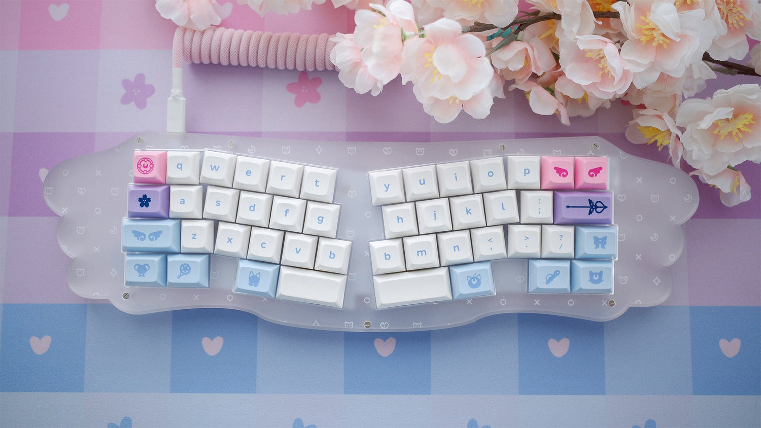 Pastel Picnic 'Bi Pride' Deskmats | Deskmats by Mintlodica | DM-PP-MINI-BIPRIDE Group Buy