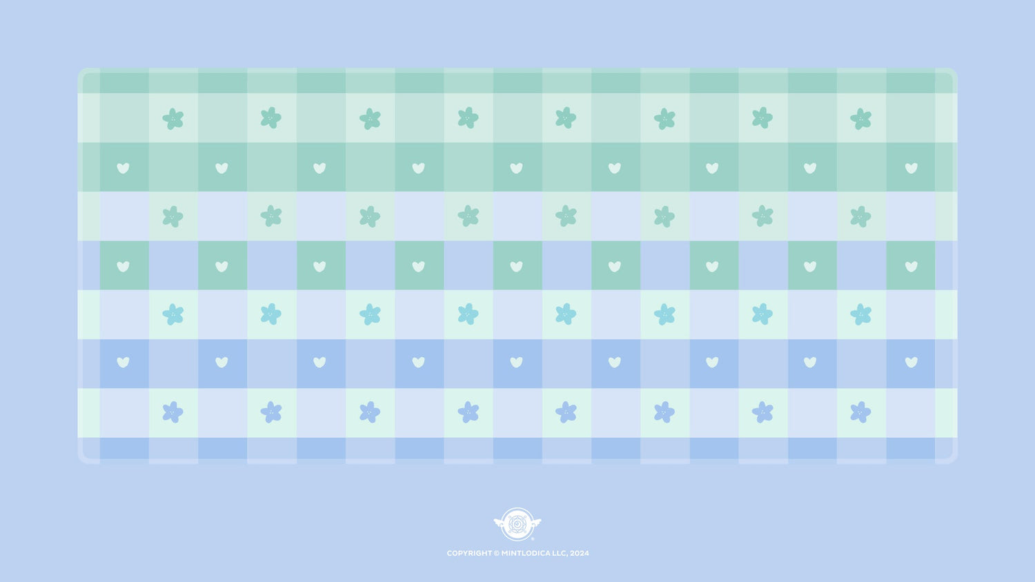 Pastel Picnic 'Gay Pride' Deskmats | Deskmats by Mintlodica | DM-PP-MINI-GAYPRIDE Group Buy