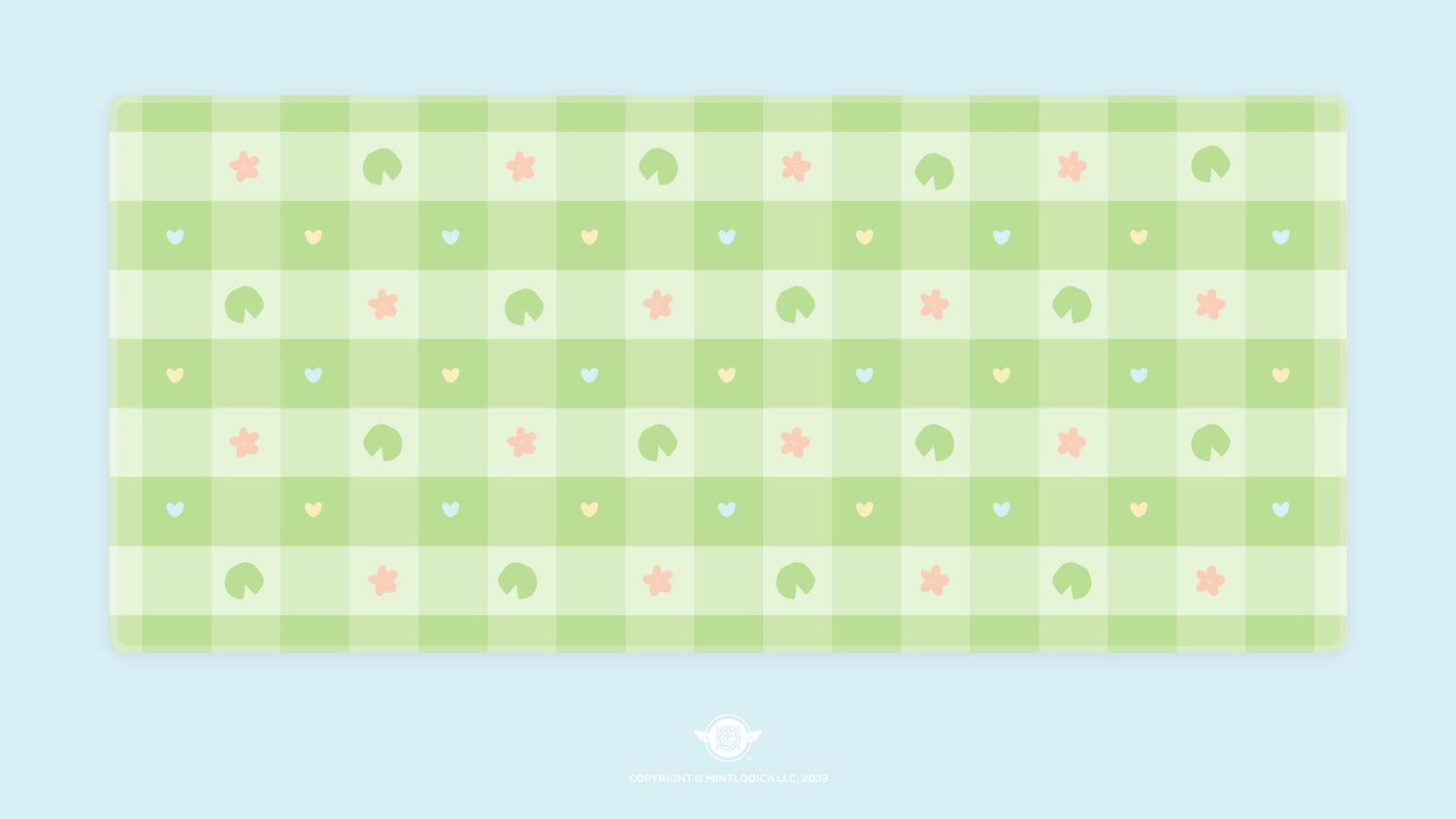 Pastel Picnic 'Lily' Deskmats | Deskmats by Mintlodica | DM-PP-MINI-LILY Group Buy