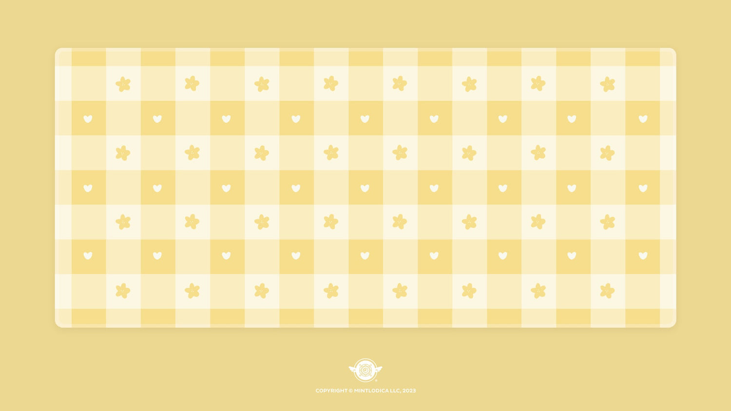 Pastel Picnic 'Sunny' Deskmats | Deskmats by Mintlodica | DM-PP-MINI-SUNNY Group Buy