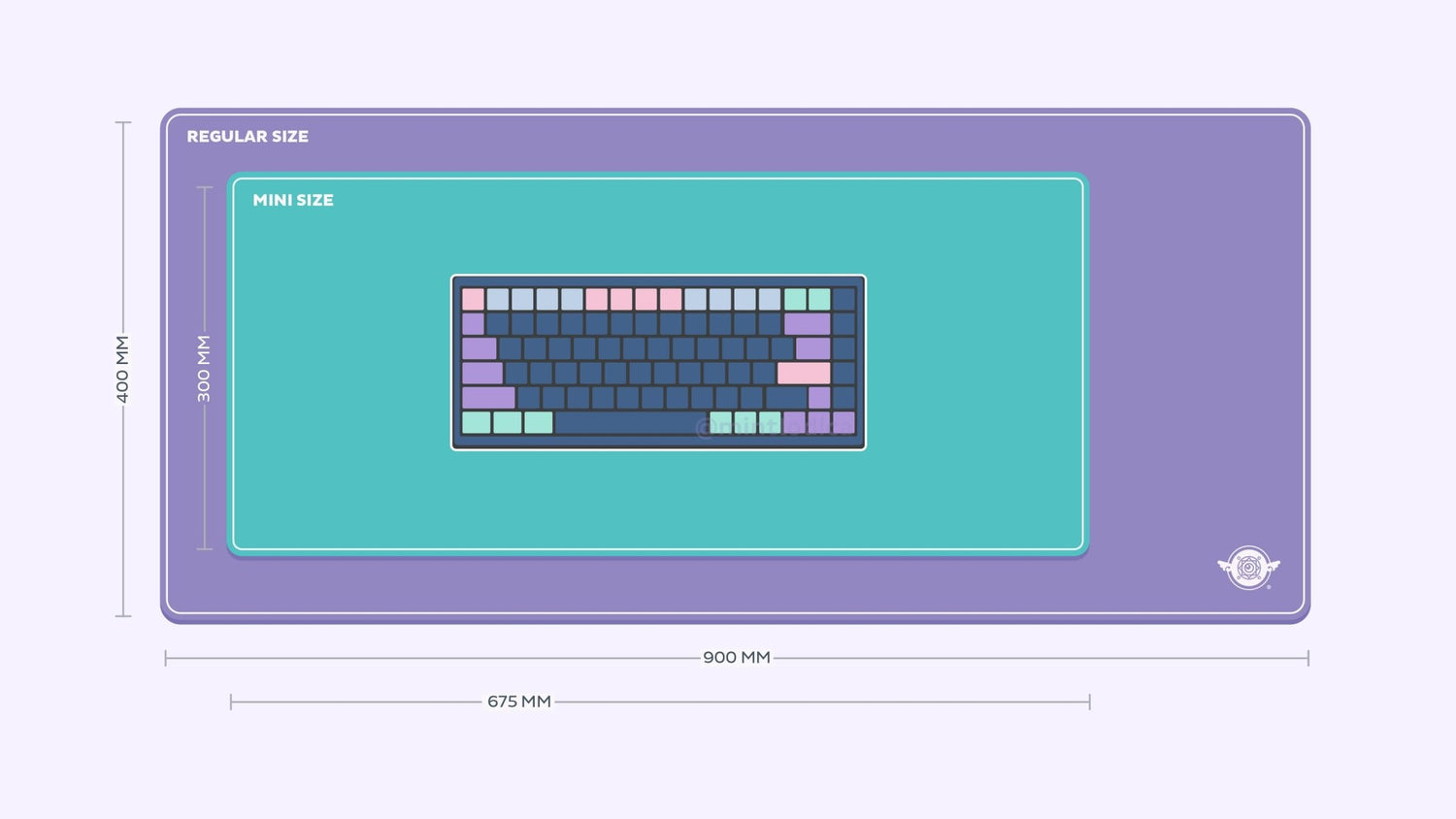 Pastel Picnic 'Trans Pride' Deskmats | Deskmats by Mintlodica | DM-PP-MINI-TRANSPRIDE Group Buy