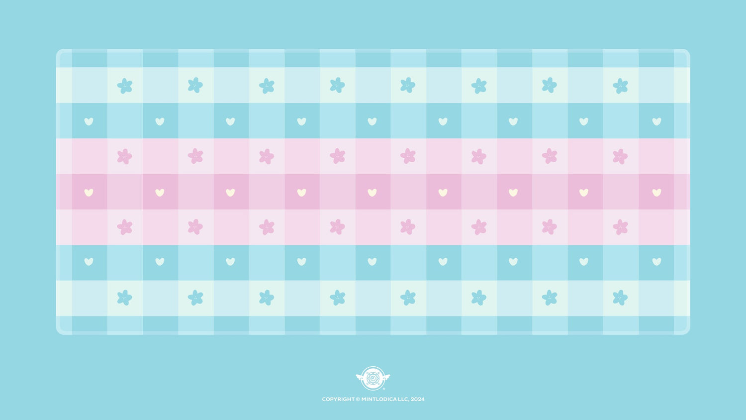 Pastel Picnic 'Trans Pride' Deskmats | Deskmats by Mintlodica | DM-PP-MINI-TRANSPRIDE Group Buy