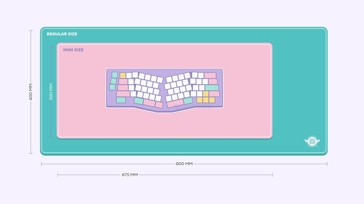 Pixel Shibas Deskmats | Deskmats by Mintlodica | DM-PD-MINI-SHIBAS