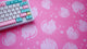Sleeping Kitties 'Pink' Deskmats | Deskmats by Mintlodica | DM-SK-MINI-PINK Group Buy