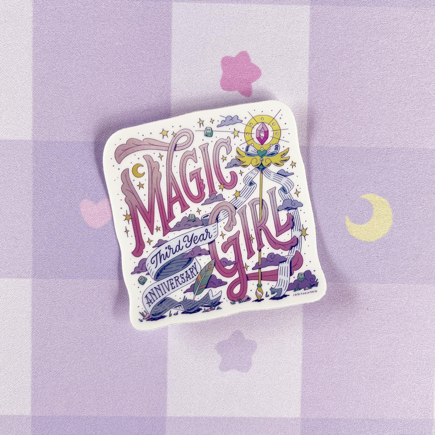 Stickers | Vinyl Stickers by Mintlodica | STICKER-AG-MAGICGIRL3RD